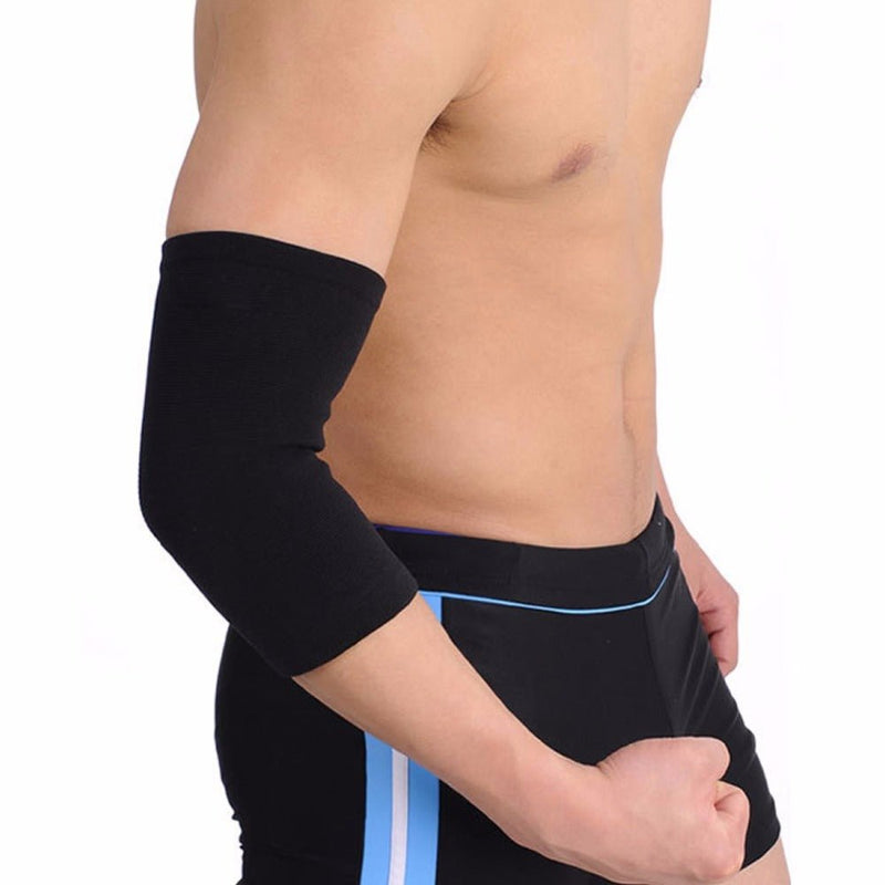 The Ultimate Black Elastic Sports Elbow Support Sleeve from Ruggeda Store