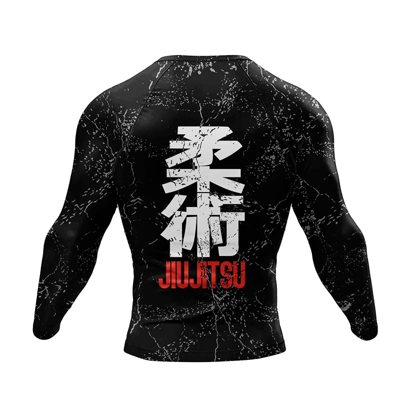 Complete Your Gear with the 4-Piece  Jiu Jitsu Rashguard Set! 🥋