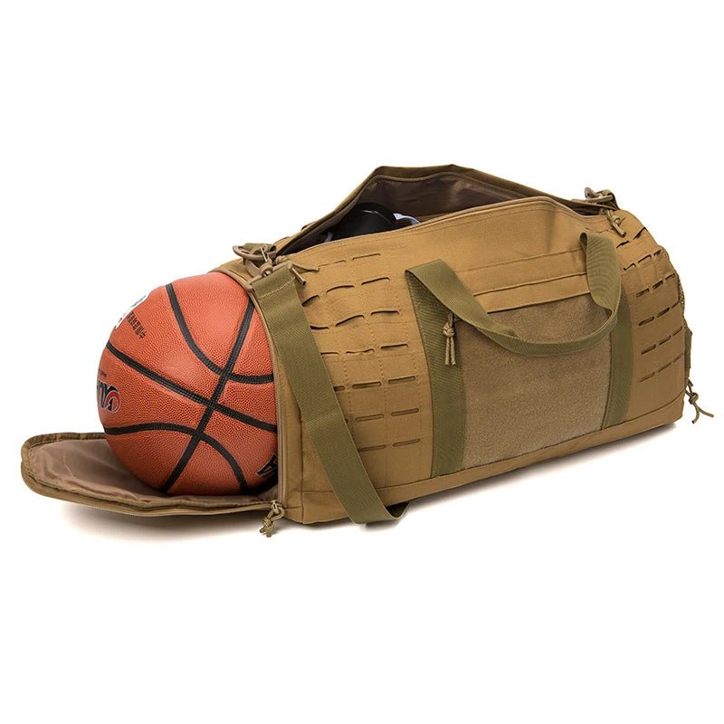 Conquer Your Adventures with a Smile: The Tactical Gym Duffle Bag! 🚀