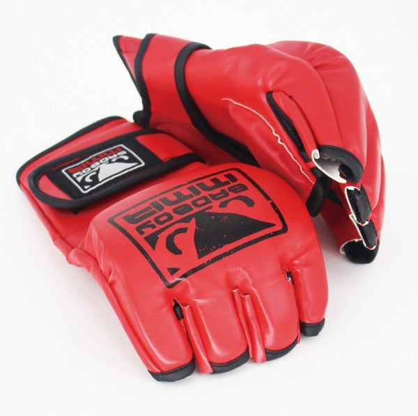 Half Finger MMA Boxing Gloves