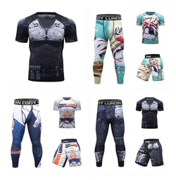 Jiu-Jitsu training suit Elastic Compression BJJ Training Suit