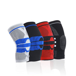 Knitted Spring-Supported Sport Knee Pads