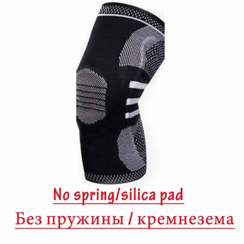 Knitted Spring-Supported Sport Knee Pads